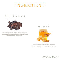 Khadi Natural Shikakai & Honey Shampoo for Strong Hair | Herbal Shampoo for Controlling Hair Fall | Natural Shampoo for Repairing Damaged Hair | SLS & Paraben Free | Suitable for All Hair Types | 210ml