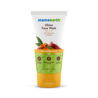 Mamaearth Ubtan Natural Face Wash For all Skin Type with Turmeric & Saffron for Tan Removal – 50 ml