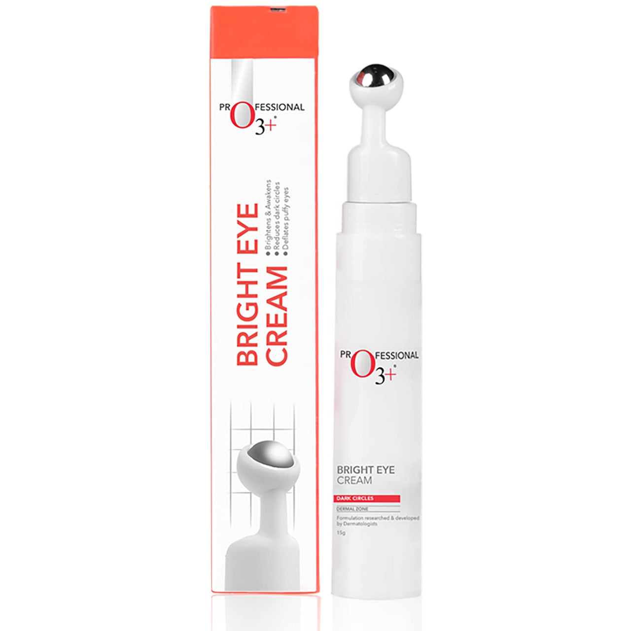 O3+ Bright Under Eye Circle Cream - Brightening & Whitening For Dark Circles & O3+ Brightening and Whitening Face Wash Combo