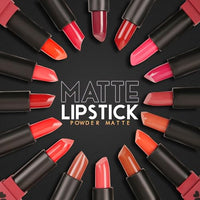 Shryoan Powder Matte Lipstick with Moisturizing and Hydrating Formula | For Every Day Use (3.2g) (Shade-08, Shade-08)