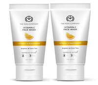 The Man Company Skin Brightening (Buy 1 Get 1) Vitamin C Face Wash- 75 ml Each with Turmeric and Niacinamide For Clean, Bright & Soft Skin I Oil Free Look I Unclog Pores,Instant Glow