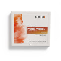 Kanpeki Ivory White 7-Step Facial Kit With Algae Peel-Off Mask | Hyper-Pigmentation, Dark Spots & Sun Tan Removal | Brightening & Skin Tone Correction