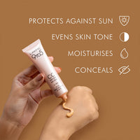 LAKMÉ Peach Milk Lotion Moisturizer SPF 24 PA++, 200ml & Lakme CC caramel 30g