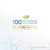 Dove Glycolic + Hydration Shampoo 180 ml with 5% Hydra-Glycol for Upto 100 hours of hydrated, fluid hair.