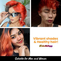 2.Oh! Italian- Orange Hair Color For Women & Men | Ammonia-Free DIY Semi Permanent Hair Color | Enriched with Argan Oil | Lasts upto 12-15 Washes