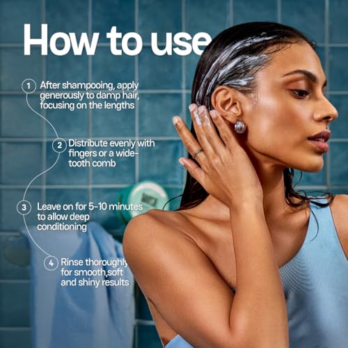 Moxie Beauty Deep Dive Hair Mask | Intense Moisture & Repair for Dry, Damaged & Frizzy Hair | Shea Butter & Cocoa Butter Treatment | Smooth, Soft & Shiny Finish | Sulfate & Paraben Free | 200ml