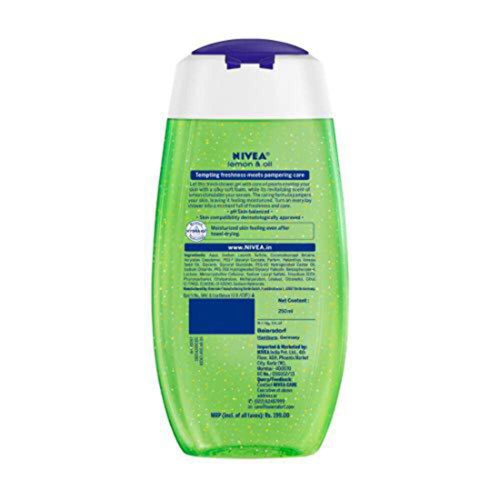 NIVEA Bath Care Lemon And Oil Shower Gel, 250ml