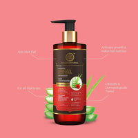 Khadi Natural Powered Botanics Hibiscus and Aloe Vera Hair Conditioner 310ml, Frizz Free Hair, Improves Hair Texture, Controls Hair Fall