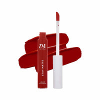 ZM Stay Matte Transfer-proof Lip Color | Matte Texture | Liquid Lipstick | Waterproof and Smudgeproof | Cruelty-free, 6 ML (Retro Red)