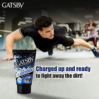 Gatsby Cooling Face Wash - Perfect Clean, Contains Charcoal Powder, Deep Cleanses, Powered With 3X Scrub, 100gm