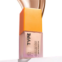 TYPE BEAUTY INC. Calm On Long Lasting Foundation with 12-Hr Wear | Soothing Oat & Amino Acids | Blendable Foundation For Makeup | Light Coverage for a Flawless Look | For Women - Vanilla (100) | 20ml