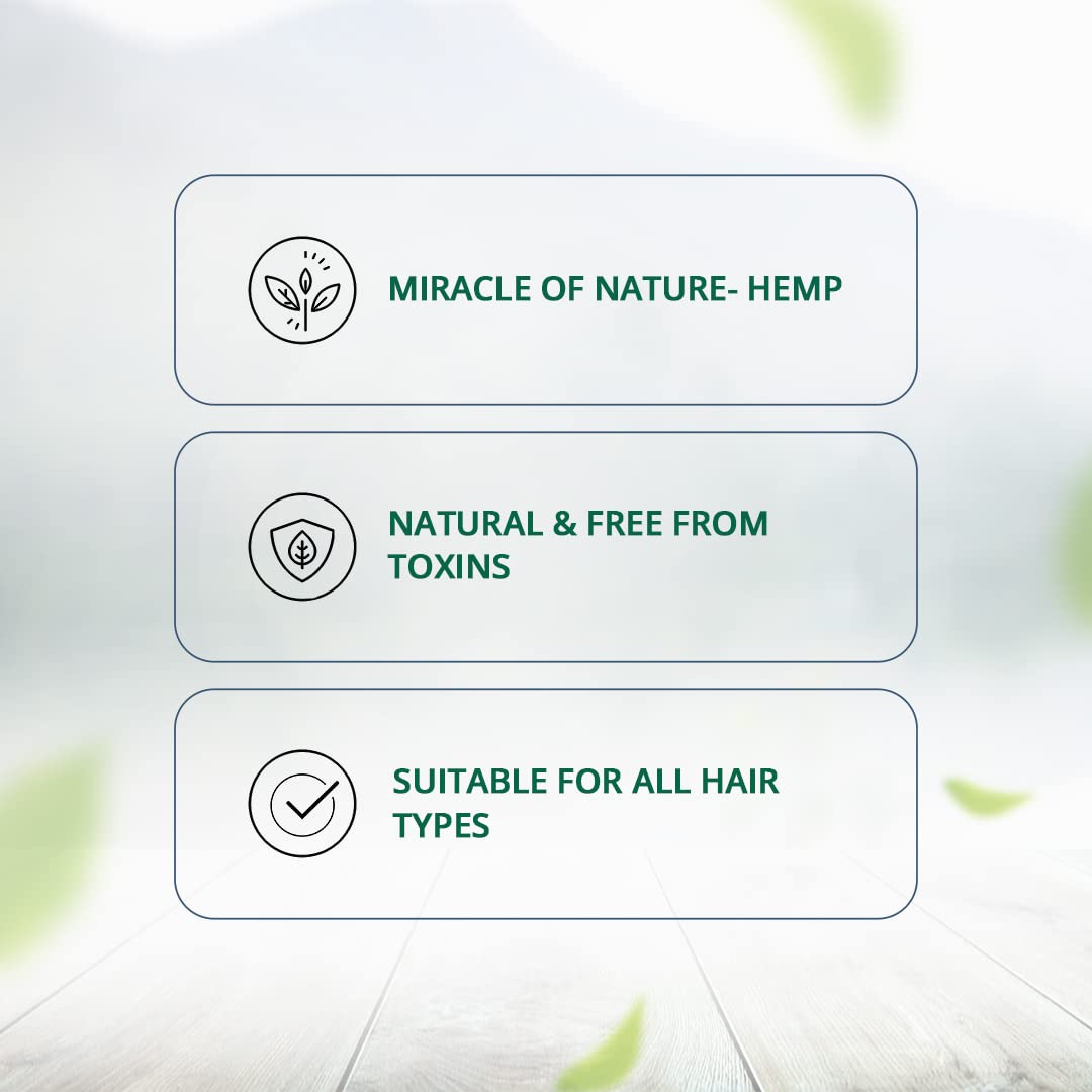 Hampa Nutraelixir Floral Conditioner 200Ml For Frizz And Tangle Free Hair, Naturally Smooth And Shiny, With Hemp, Hibiscus,Fenugreek & Chamomile-No Toxin-Sulphate, Paraben And Silicone Free, 1 Count