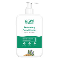 Aravi Organic Rosemary Hair Growth Conditioner - Enriched with Rosemary, Methi Dana & Hibiscus - For All Hair Types - For Men & Women - Sulfate & Paraben Free - 200 ml
