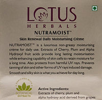 Lotus Herbals Nutramoist Skin Renewal Daily Moisturising Cream | 50g |(Set of 2 .,100g)