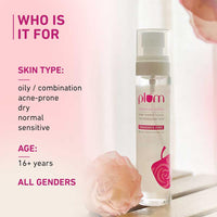 Plum Bulgarian Valley Rose Water Face Toner | for Oily Acne Prone Dry Combination Skin | with Hyaluronic Acid | Hydrating & Pores Tightening | Balances pH Levels | Alcohol-Free | Women & Men | 100ml