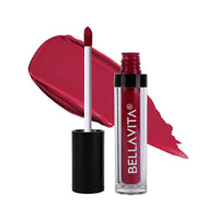 BELLAVITA Kiss-Proof Liquid Lipstick | 3.8 ml | 18-hr Stay | Transferproof Lipstick | Long Lasting | Ultra Matte Finish | Intense Moisturisation | Waterproof Liquid Lipsticks for Women | Pink Pout
