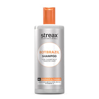 Streax Professional BotBrazil Shampoo,300 ml for Keratin, Botox, Nanoplasty, & Smoothening, Sulphate & Paraben-Free Shampoo for Women & Men, Enriched with Vita Oils Nourishes Chemically Treated Hair
