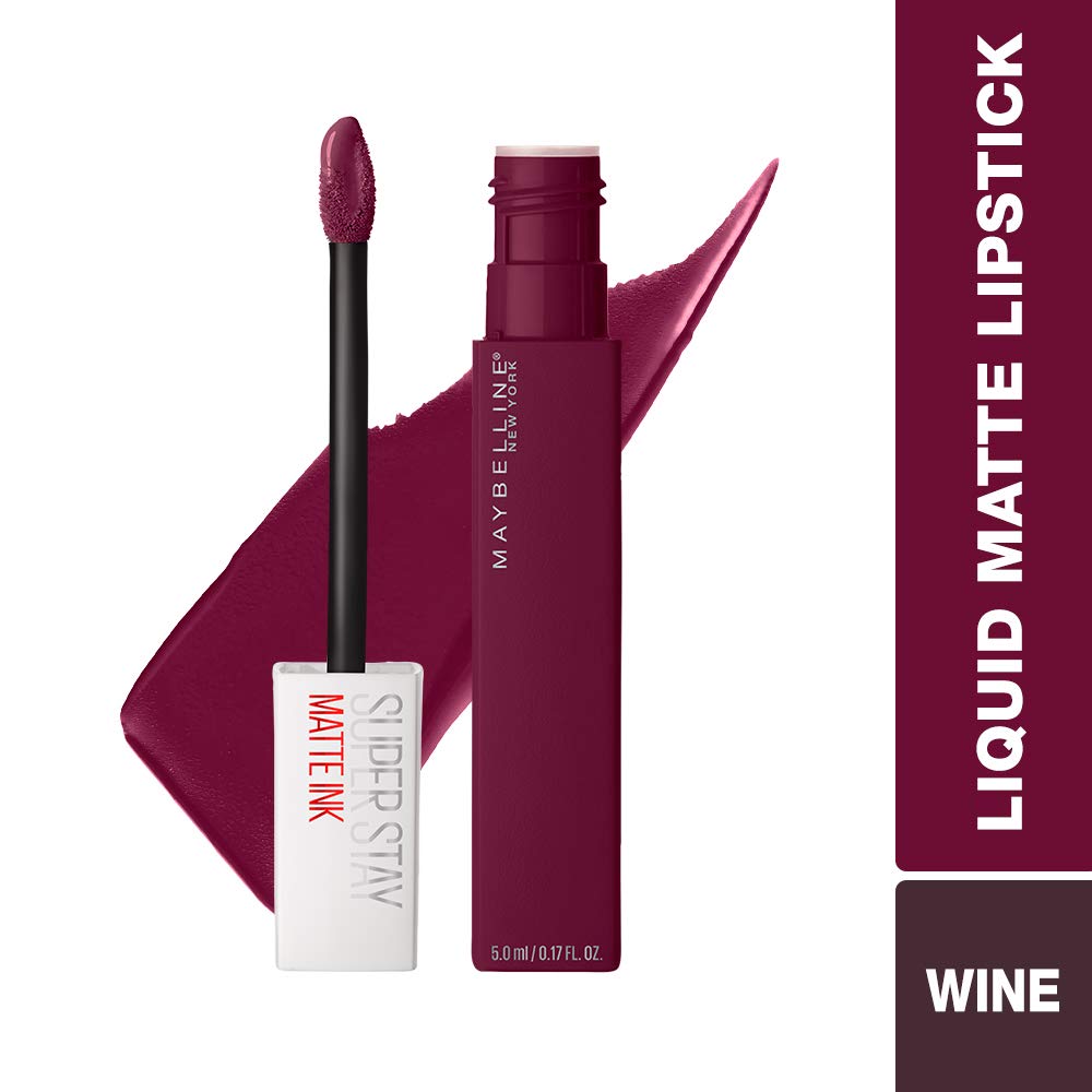 Maybelline New York Super Stay Matte Ink Liquid Lipstick, Transformer, 5g and Maybelline New York Super Stay Matte Ink Liquid Lipstick, Seeker, 5g