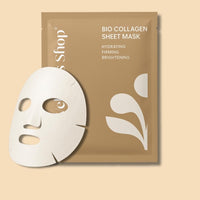 The Wellness Shop Bio-Collagen Overnight Face Sheet Mask- for Real Deep Hydration, Pigmentation | Brightening, Anti-Aging & Pore Minimizing | Hyaluronic Acid, Niacinamide, Elasticity Improvement