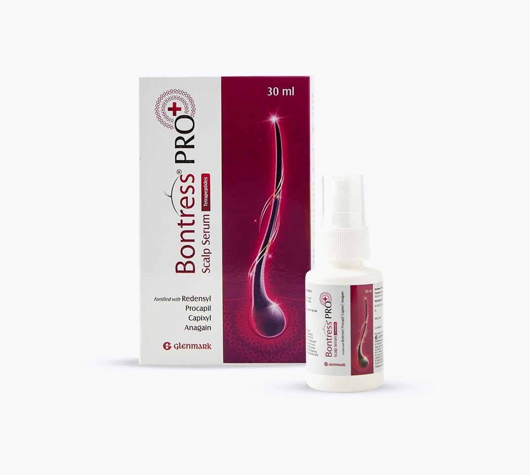 Bontress PRO+ Scalp Serum Fortified with Redensyl, Anagain, Capixyl,Procapil | Hair Serum for Hair Growth & Hair Fall 30ml