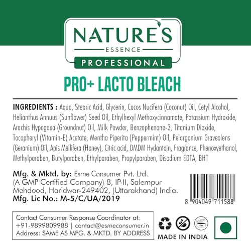 NATURES ESSENCE Lacto Bleach Cream, Milky White, 100g