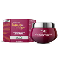 TYC-Trust Your Choice Hair Strengthening Keratin Mask for Dry Damaged Frizzy Hair Repair with Red Algae and Plant Keratin Provides Deep Conditioning Quantity - 200 ML (Pack of 1)