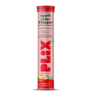 The Plant Fix Plix Apple Cider Vinegar Effervescent Tablet With Mother I With Vitamin B6 & B12|Pack Of 1 (Apple),15 Capsules|No Added Sugar |Easy To Carry & Consume,1 Count