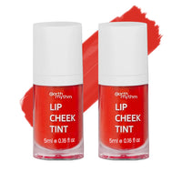 Earth Rhythm Lip,Cheek & Eye Shadow Tint- Cherry,With Goodness Of Pomegranate & Grape Seed Extract,Blush For Women & Girls|10 Ml (Pack Of 2),Crème