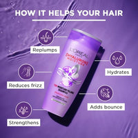 L'Oreal Paris Hyaluron Moisture 3-step Ultimate Hydration kit - Shampoo (340ml) + Conditioner (360 ml) + Night Cream (180 ml)
