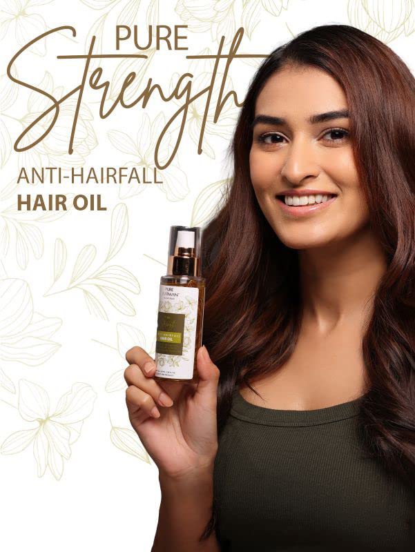 PURE AATMAN Hair Oil for Women, Men & Kids | Hairfall Solution & Growth Stimulator | 100ml