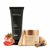 PROVALO Skin Brightening And Moisture Awakening Face Wash - Combo - 200ML | Potato & Licorice Face Mask Duo Combo For Dry & Sensitive Skin Men