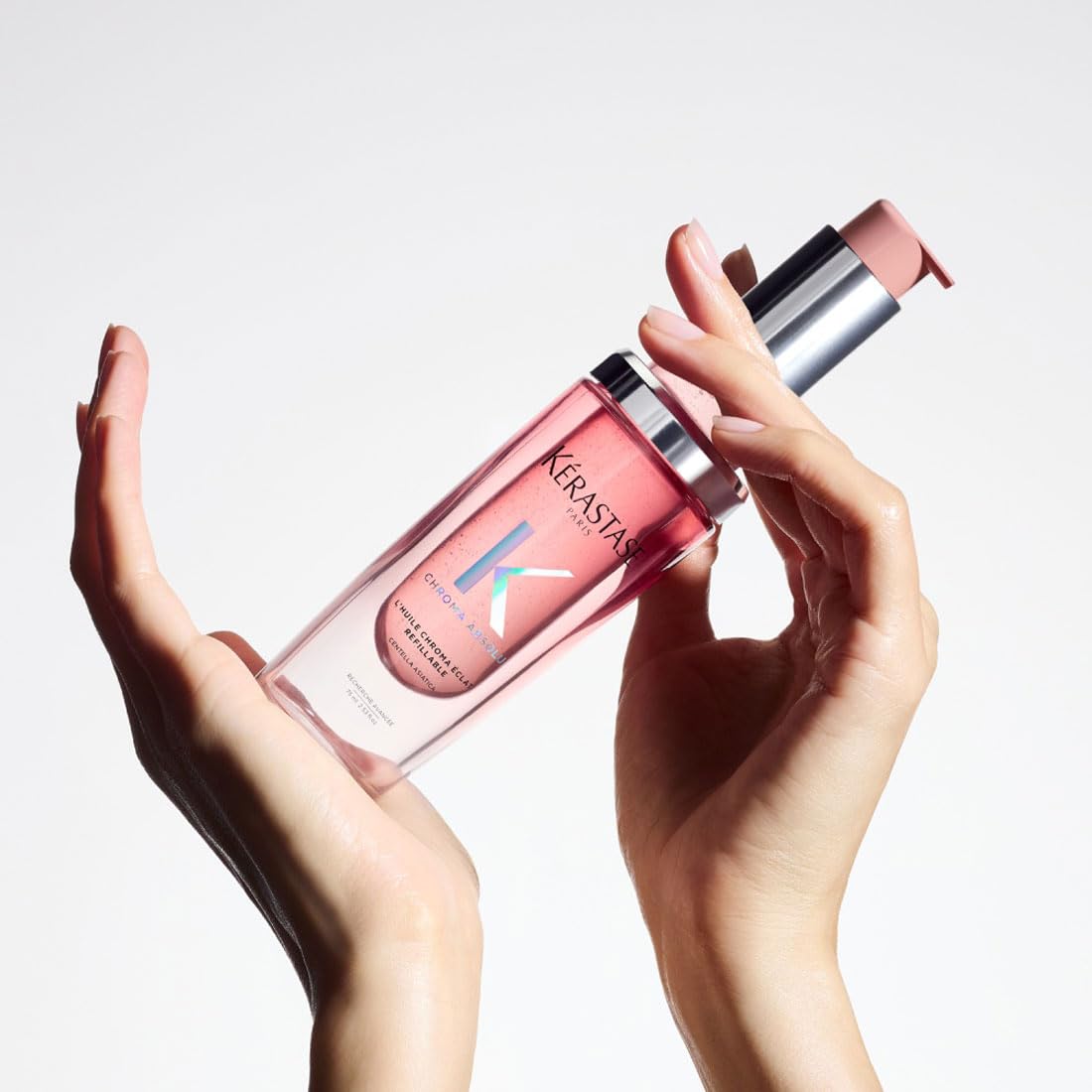 Kérastase Chroma Absolu Hair Oil-In-Serum For Colour Treated Hair | 93% Colour Preservation | Enriched With Centelle Asiatica | Providing Long-Lasting Protection and Smoothness.75ml