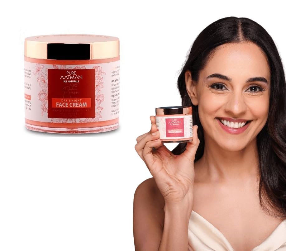PURE AATMAN VitaminC Face cream for women ladies soft skin brightening moisturizer cream for smooth skin Glowing Skin Reduces Pigmentation and Dark Spots 100g