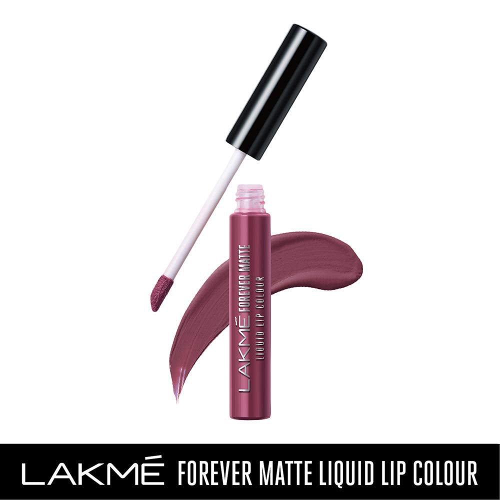 Lakmé Forever Matte Liquid Lip Colour, Wine Touch, 5.6 ml And Forever Matte Liquid Lip Colour, Mauve Ecstasy, 5.6 ml