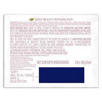 Dove Pink Beauty Bar pack of 3, 125g each for Even Toned Nourished Skin with Plant Based Cleansers and pH balanced formula