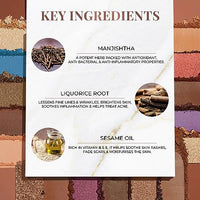 Just Herbs Eyeshadow Palette 9 In 1 Long Lasting Blendable Eye Makeup Palette Shimmery Finish (Moonlight - Night Palette) Multicolor