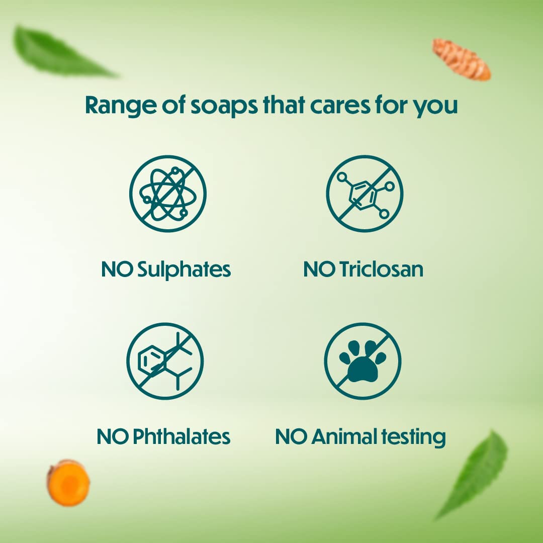 Himalaya Neem & Turmeric Soap, 125g (Pack of 5)