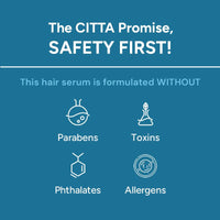 CITTA Super Light Anti-Frizz Hair Serum For All Scalp & Hair Types | Anti Hairfall Serum For Men & Women | Frizz Control Hair Serum With Moringa & Black Seed Oil | Lightweight Post-Shampoo Treatment | Tames Unruly Hair & Flyaways | 30 ml