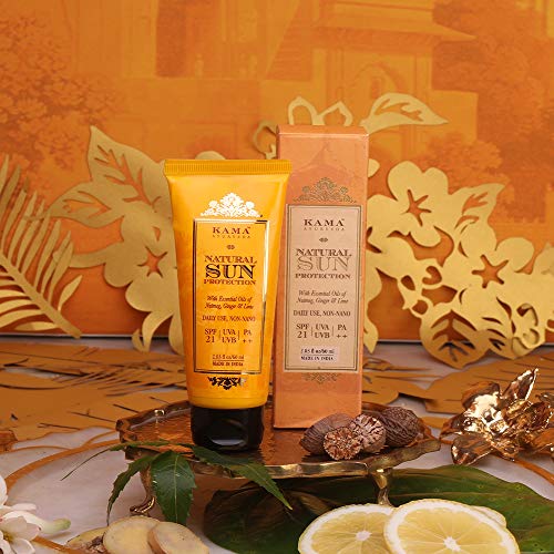 Kama Ayurveda Sun Protection Spf-21 Oil, All Skin Type - 60 Grams