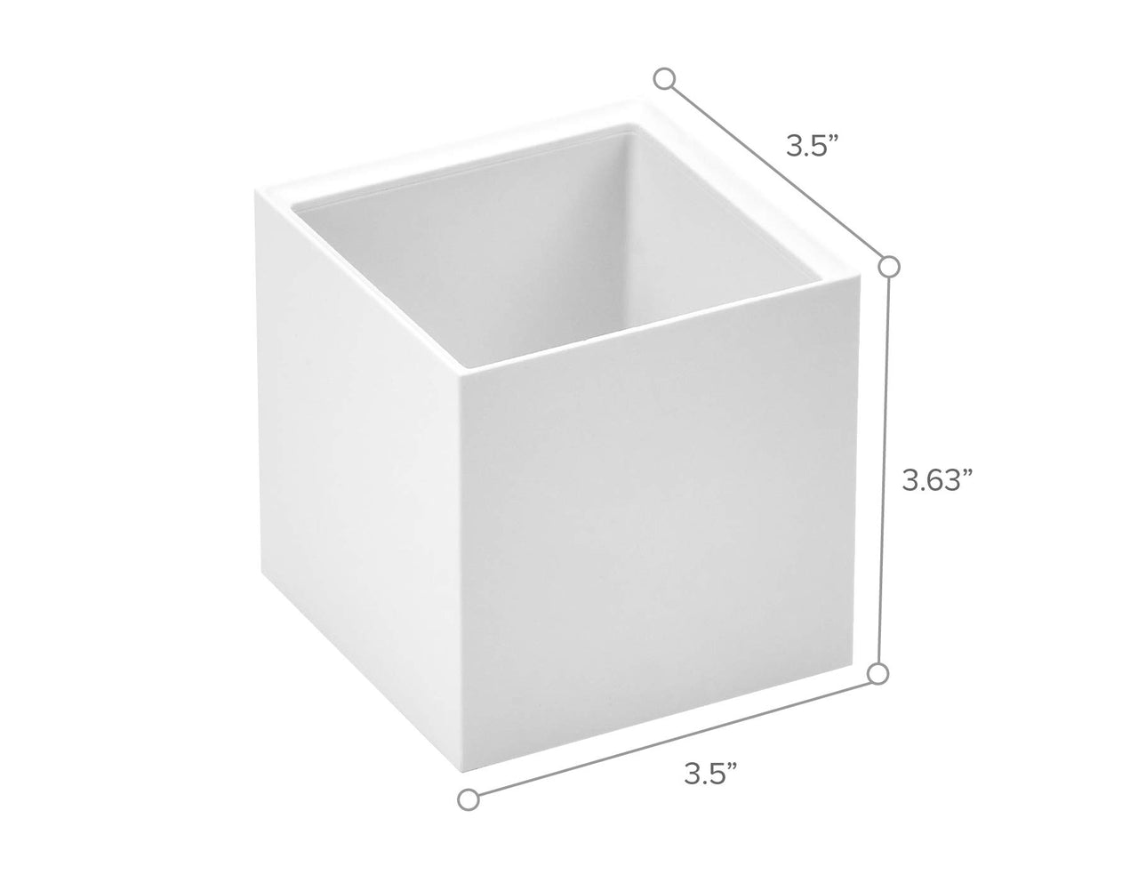 Bostitch Office Konnect Pencil Cup Desk Organizer, Pen Cup, White