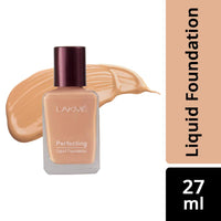 Lakmé Lip Love Chapstick, Spf15, Cherry, 4.5 g And Lakmé Perfecting Liquid Foundation, Marble, 27ml