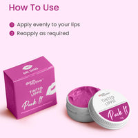 Earth Rhythm Tinted Lip Balm & Cheek Tint With SPF30 - Girl Gang, Nourishes & Hydrates Dry Chapped Lips, Provides UV Protection, With Shea Butter & Almond Oil, Chemical & Paraben Free - 10G, Pink
