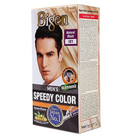 Bigen Men's  Speedy Color, Hair Color, 80g - Natural Black 101 (Pack of 1)