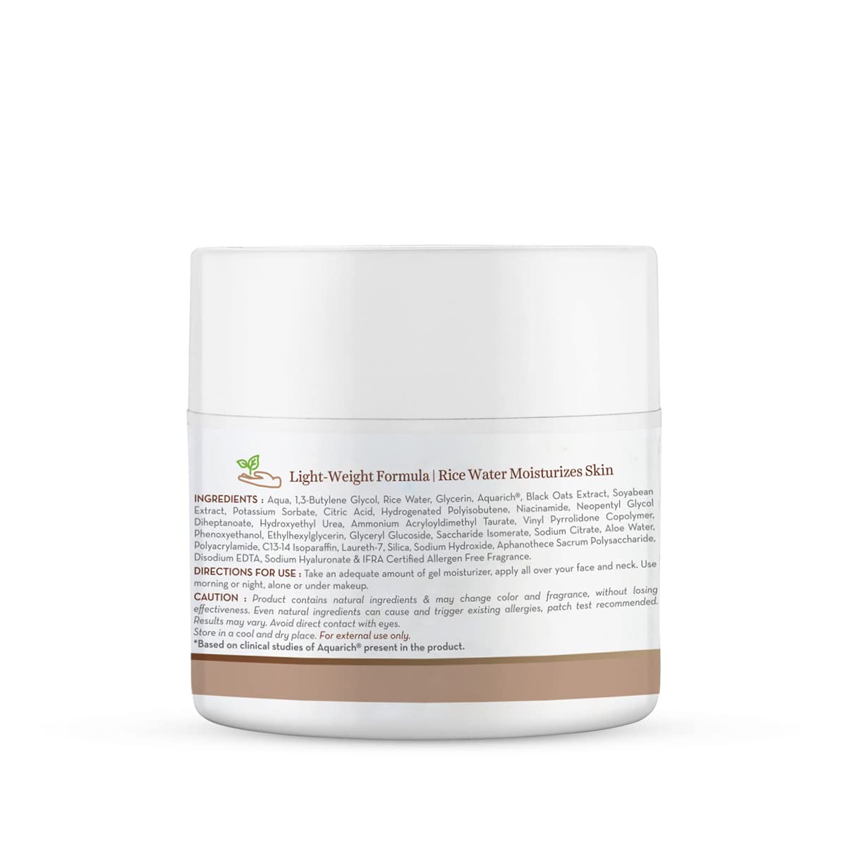 Mamaearth Rice Gel Face Moisturizer With Rice Water & Niacinamide for Glass Skin - 100 ml
