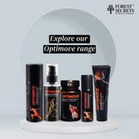 Forest Secrets Optimove Pain Relief Gel 50g | Ideal for Back Pain, Muscle Pain, Joint Pain, Knee Pain | Suitable for Sports & Gym related Injuries | Helps Relieve Muscle & Joint Pain