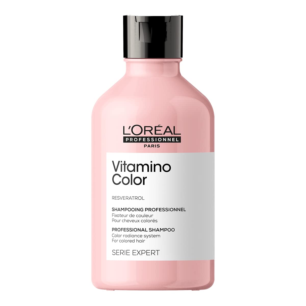 L'OREAL PROFESSIONNEL PARIS Serie Expert Vitamino Shampoo 300 Ml, For Coloured Hair & Serie Expert Liss Unlimited Blow Dry Serum 125 Ml