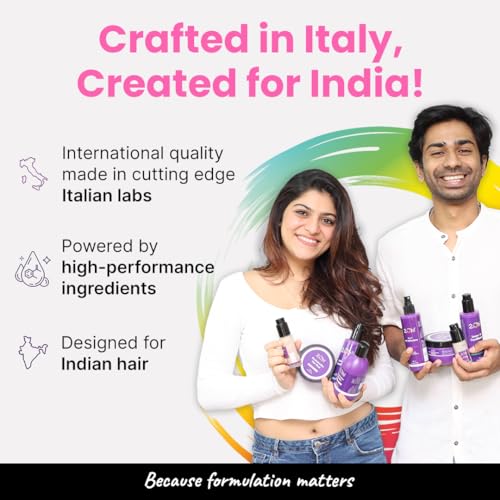 2.Oh! Italian 3-in-1 Hair Styling Spray | Heat Protectant | Volumizer | With Panthenol and Proteins | No Residue Shine Spray | Natural Hold for Men and Women