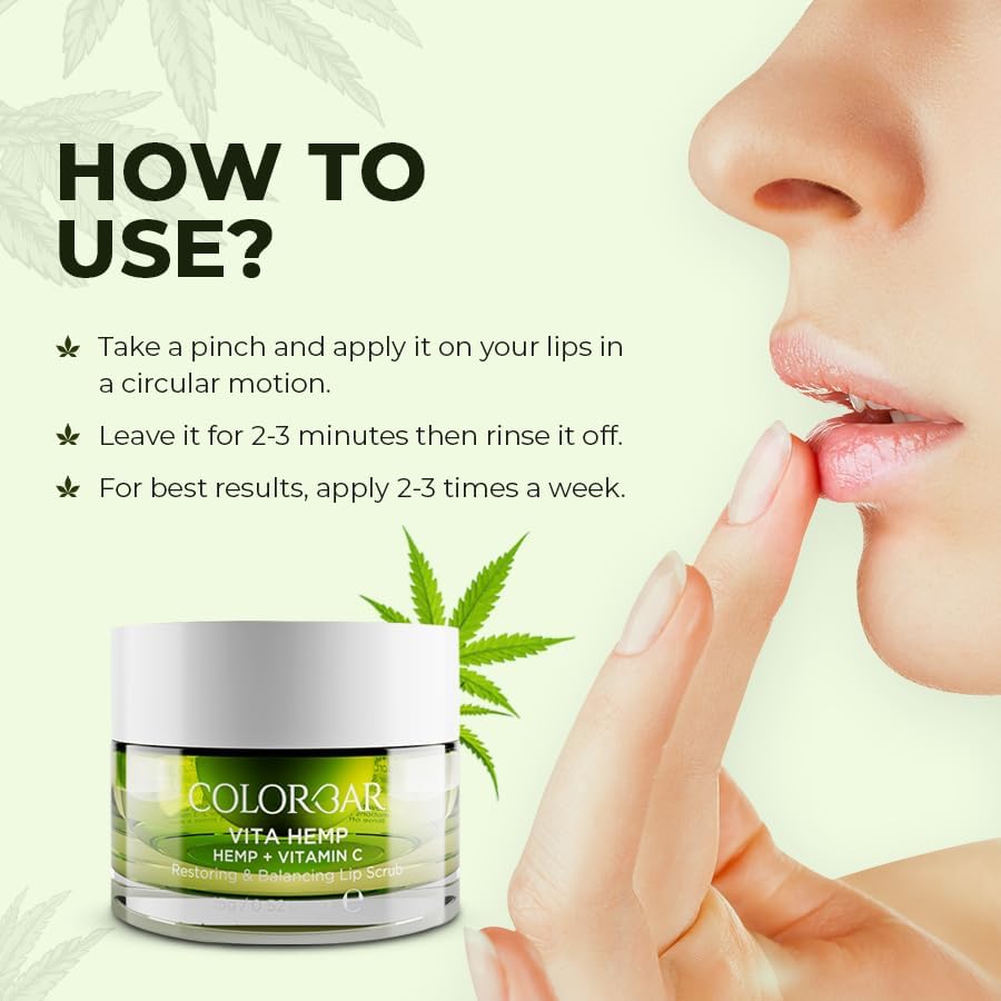 Colorbar Vita Hemp Restoring & Balancing Lip Scrub
