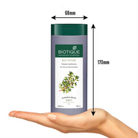 Biotique Bio Kelp Protein Shampoo for Falling Hair Intensive Hair Regrowth Treatment, 180ml & Biotique Bio Thyme Volume Conditioner for Fine and Thinning Hair, 180ml