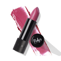 Ruby's Organics Semi-Matte Lipstick for Women All Indian Tones, Highly Pigmented, Moisturizing, Non Drying, Lightweight and Long Lasting Formula, Lip Makeup, Synthetic Chemical-Free, Mauve, 3.7g